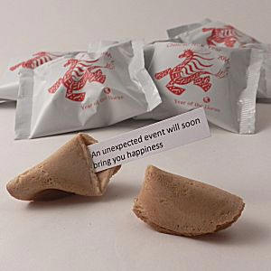 Chinese New Year fortune cookies